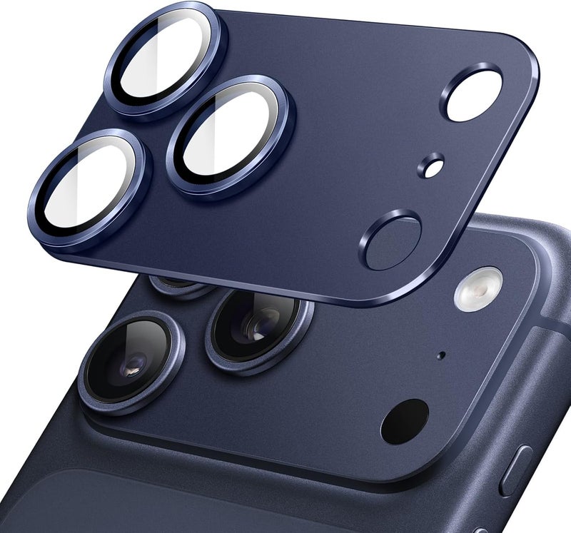 TWEGGON Camera Lens Protector for iPhone 17 Pro, Full Coverage Camera Lens Protection Compatible with Apple iPhone 17 Pro Blue - Image 1